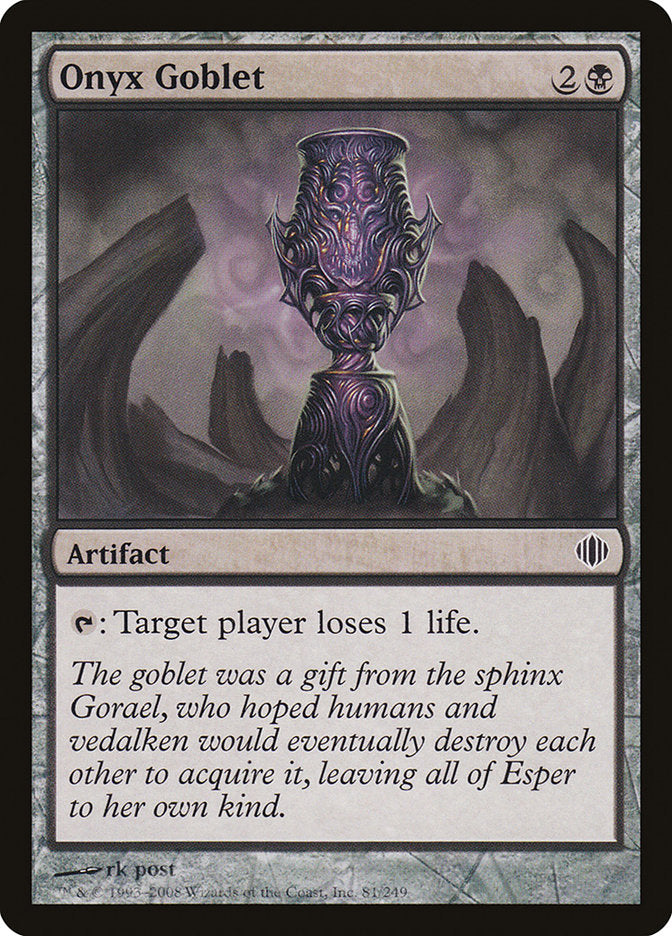 Onyx Goblet [Shards of Alara] | Deep Dive Games St. Marys
