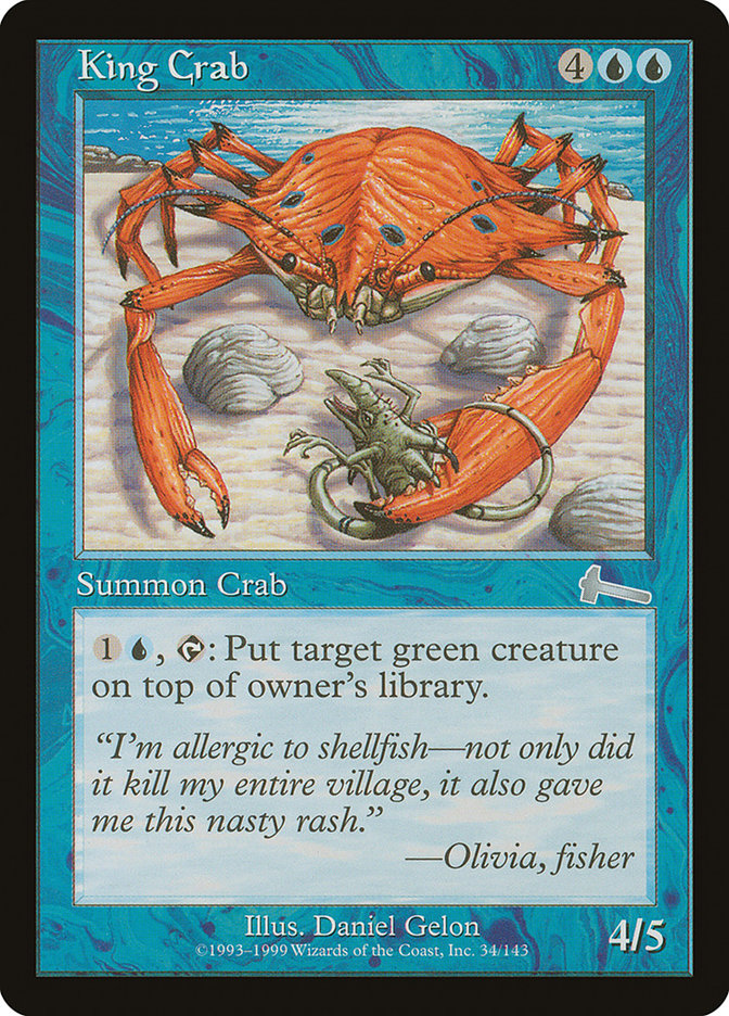 King Crab [Urza's Legacy] | Deep Dive Games St. Marys