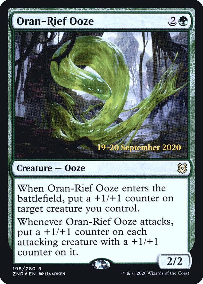 Oran-Rief Ooze [Zendikar Rising Prerelease Promos] | Deep Dive Games St. Marys