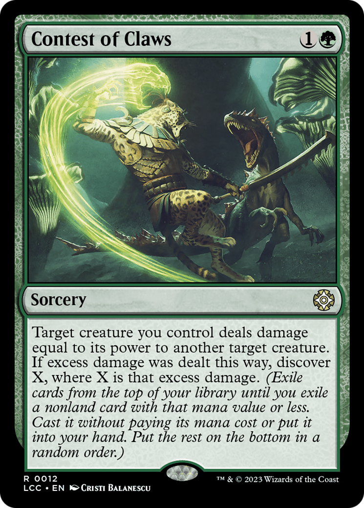 Contest of Claws [The Lost Caverns of Ixalan Commander] | Deep Dive Games St. Marys