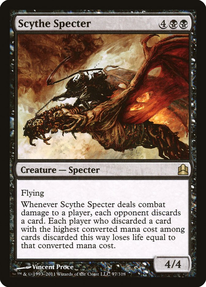 Scythe Specter [Commander 2011] | Deep Dive Games St. Marys