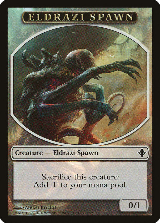 Eldrazi Spawn Token (1a/5) [Rise of the Eldrazi Tokens] | Deep Dive Games St. Marys