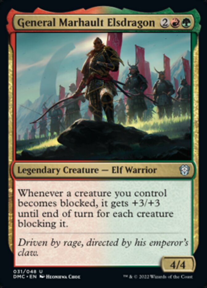General Marhault Elsdragon [Dominaria United Commander] | Deep Dive Games St. Marys