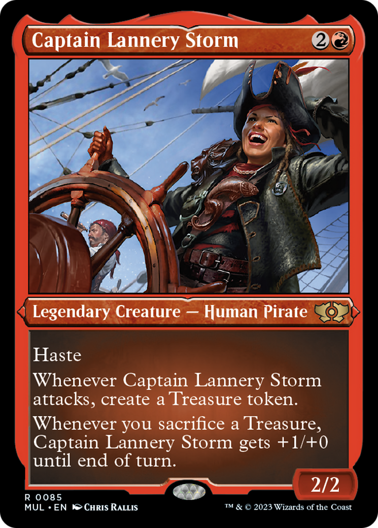 Captain Lannery Storm (Foil Etched) [Multiverse Legends] | Deep Dive Games St. Marys