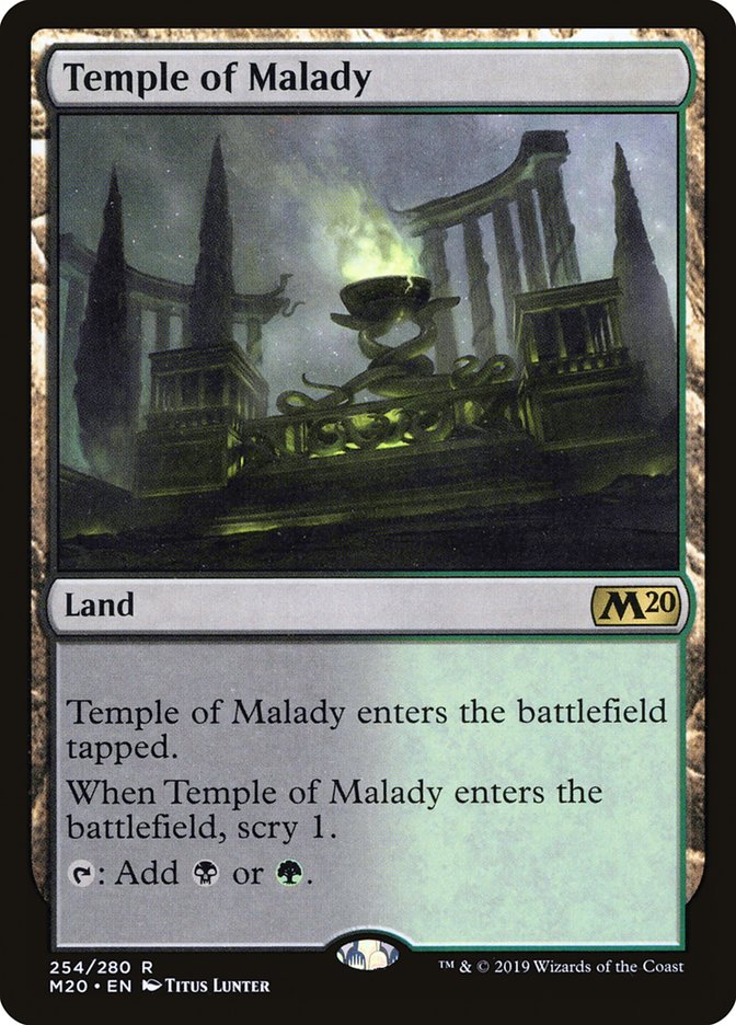 Temple of Malady [Core Set 2020] | Deep Dive Games St. Marys