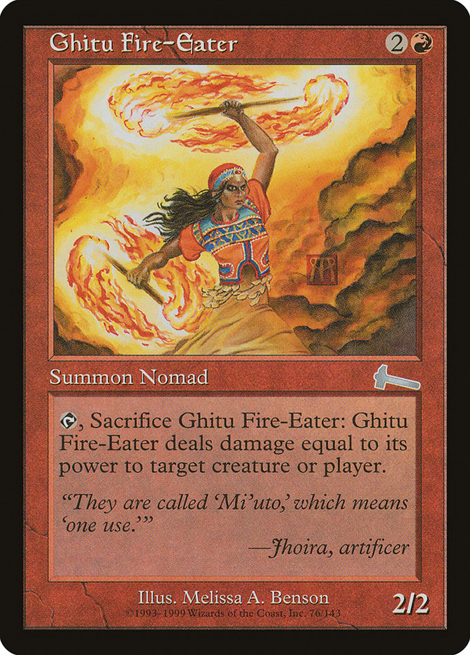 Ghitu Fire-Eater [Urza's Legacy] | Deep Dive Games St. Marys