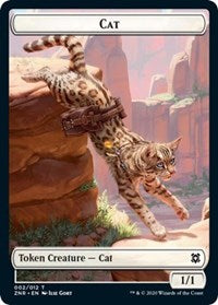 Cat // Hydra Double-Sided Token [Zendikar Rising Tokens] | Deep Dive Games St. Marys