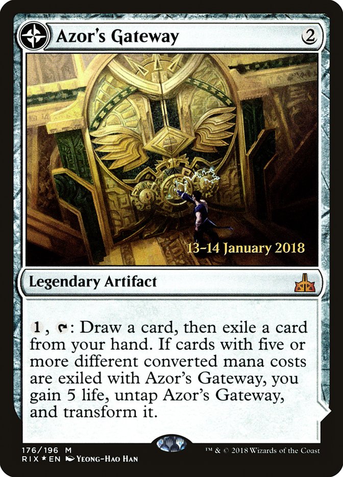 Azor's Gateway // Sanctum of the Sun [Rivals of Ixalan Prerelease Promos] | Deep Dive Games St. Marys