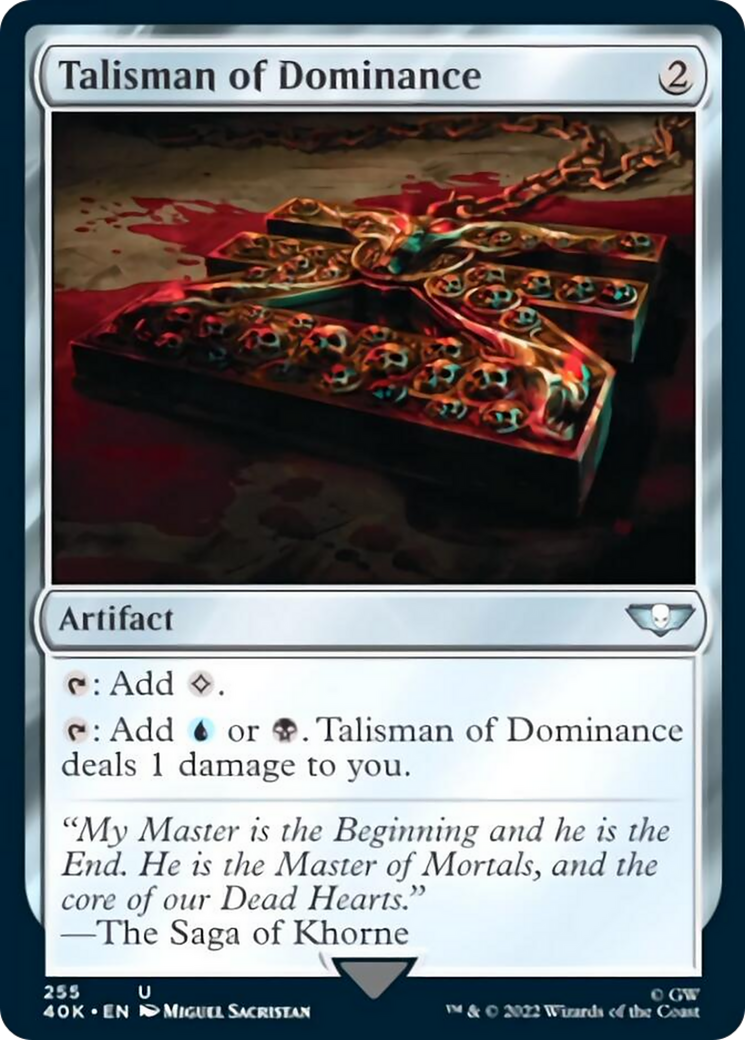 Talisman of Dominance (255) (Surge Foil) [Warhammer 40,000] | Deep Dive Games St. Marys