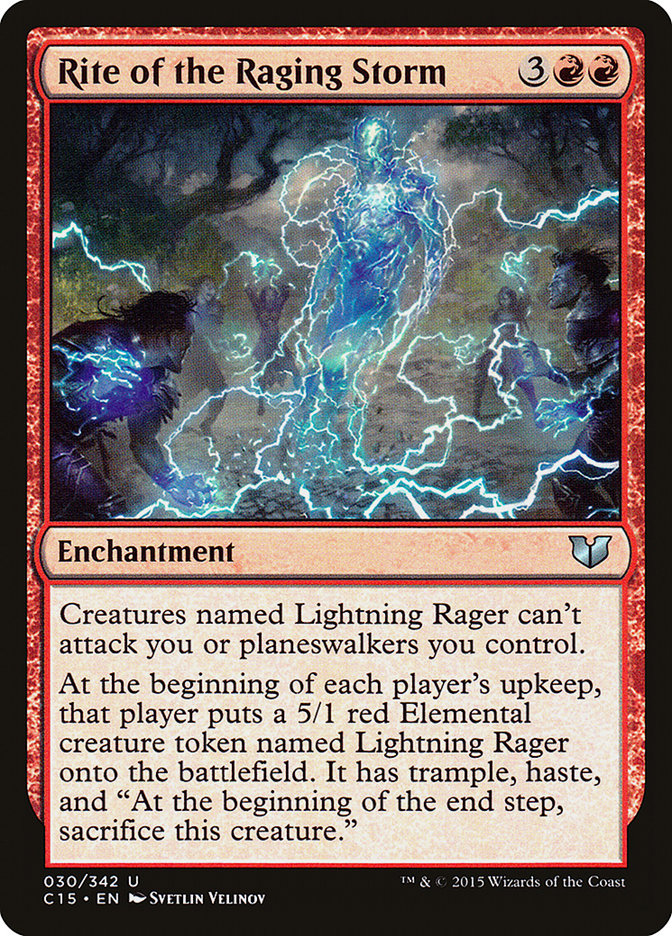 Rite of the Raging Storm [Commander 2015] | Deep Dive Games St. Marys