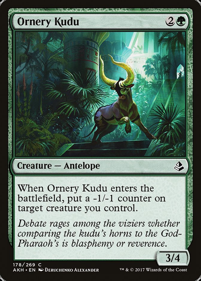 Ornery Kudu [Amonkhet] | Deep Dive Games St. Marys