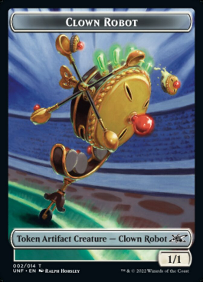 Clown Robot (002) Token [Unfinity Tokens] | Deep Dive Games St. Marys