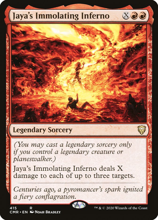 Jaya's Immolating Inferno [Commander Legends] | Deep Dive Games St. Marys