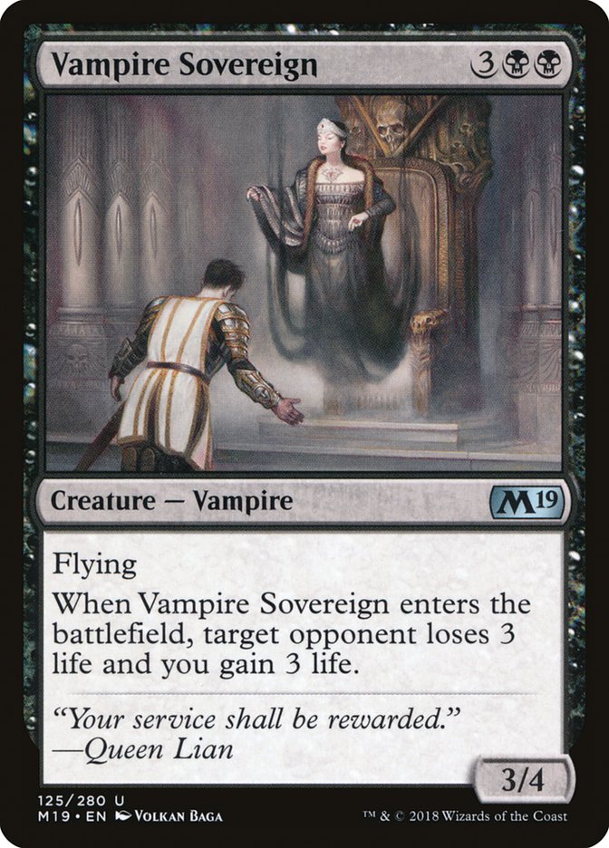 Vampire Sovereign [Core Set 2019] | Deep Dive Games St. Marys