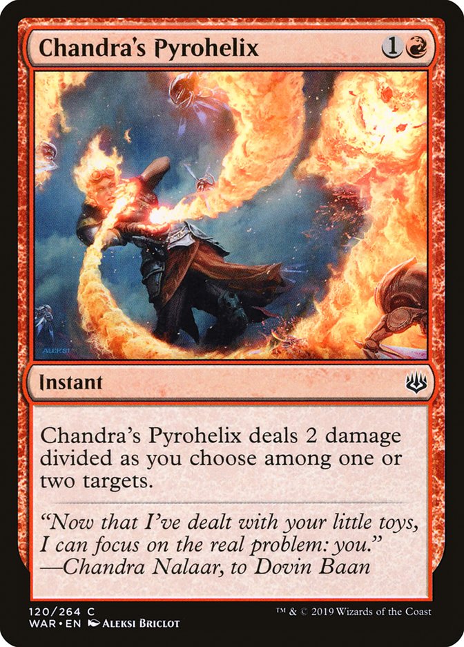 Chandra's Pyrohelix [War of the Spark] | Deep Dive Games St. Marys