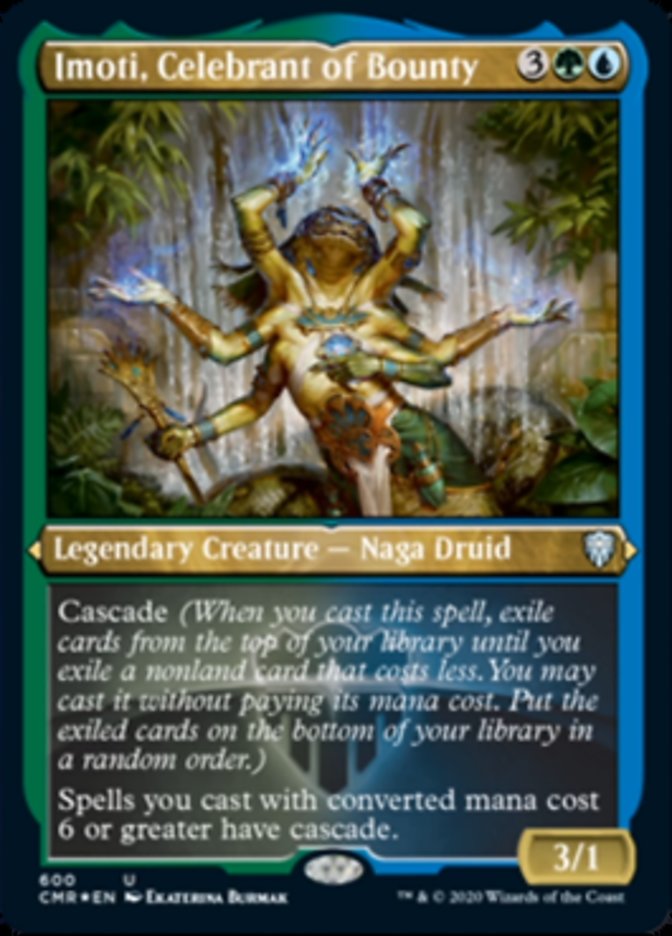 Imoti, Celebrant of Bounty (Etched) [Commander Legends] | Deep Dive Games St. Marys