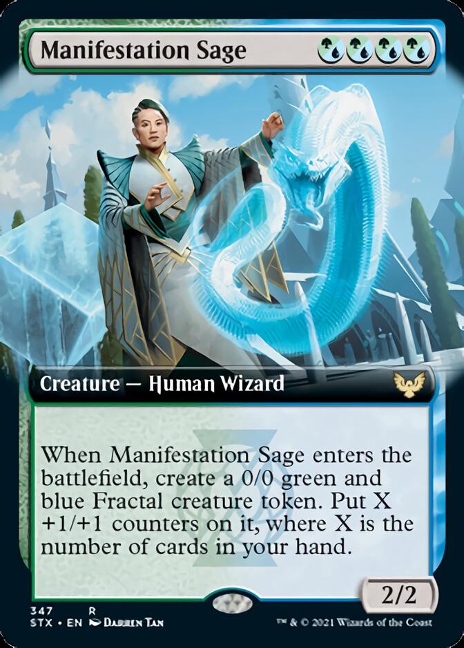 Manifestation Sage (Extended Art) [Strixhaven: School of Mages] | Deep Dive Games St. Marys