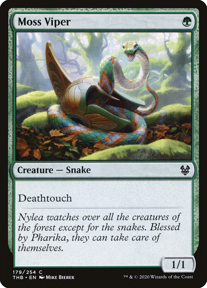Moss Viper [Theros Beyond Death] | Deep Dive Games St. Marys