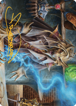 Renari, Merchant of Marvels Art Card (Gold-Stamped Signature) [Commander Legends: Battle for Baldur's Gate Art Series] | Deep Dive Games St. Marys