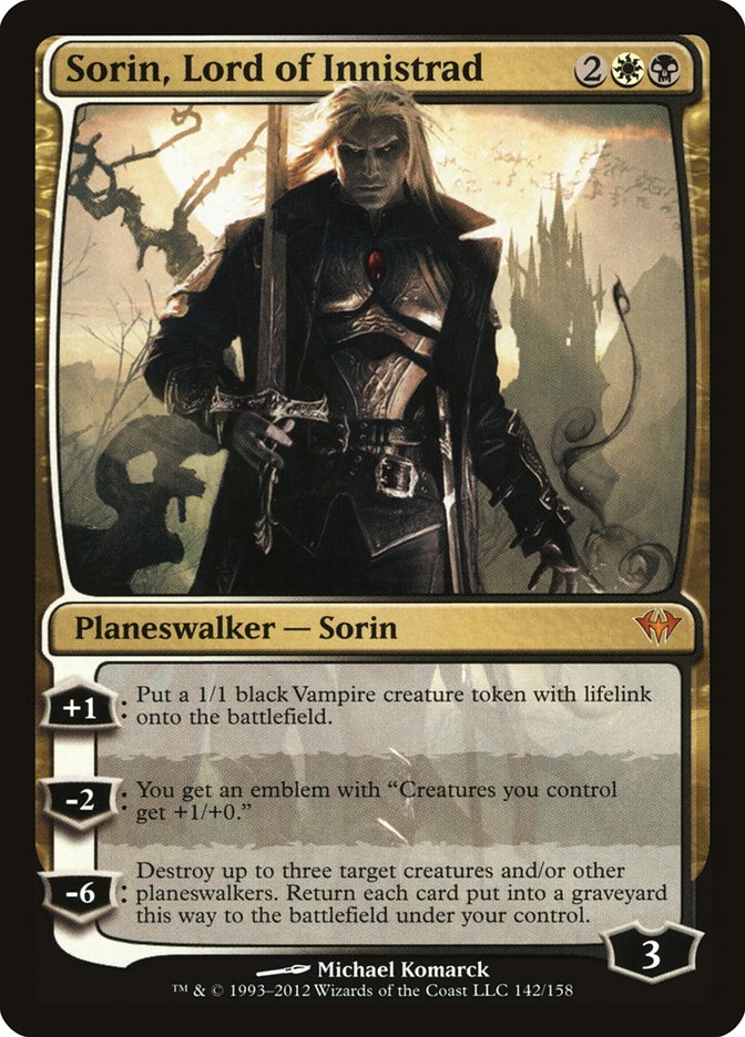 Sorin, Lord of Innistrad [Dark Ascension] | Deep Dive Games St. Marys