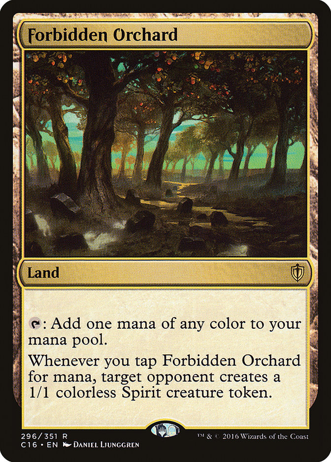 Forbidden Orchard [Commander 2016] | Deep Dive Games St. Marys