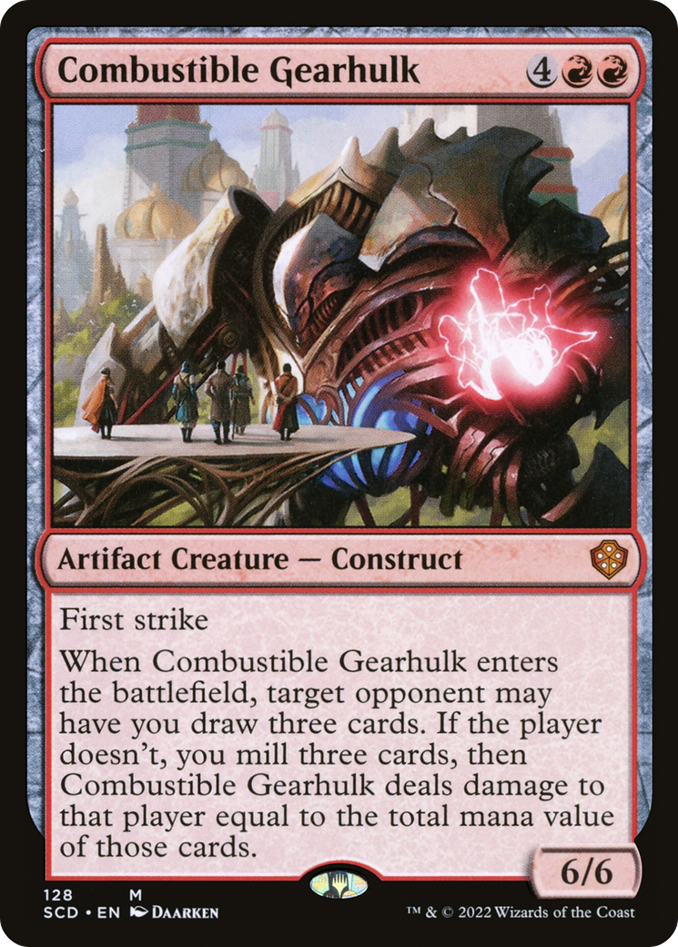 Combustible Gearhulk [Starter Commander Decks] | Deep Dive Games St. Marys