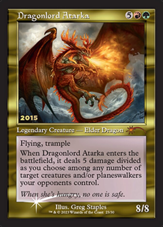 Dragonlord Atarka [30th Anniversary Promos] | Deep Dive Games St. Marys