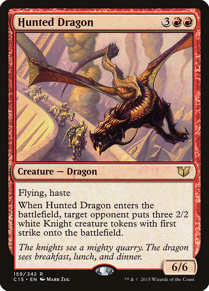 Hunted Dragon [Commander 2015] | Deep Dive Games St. Marys