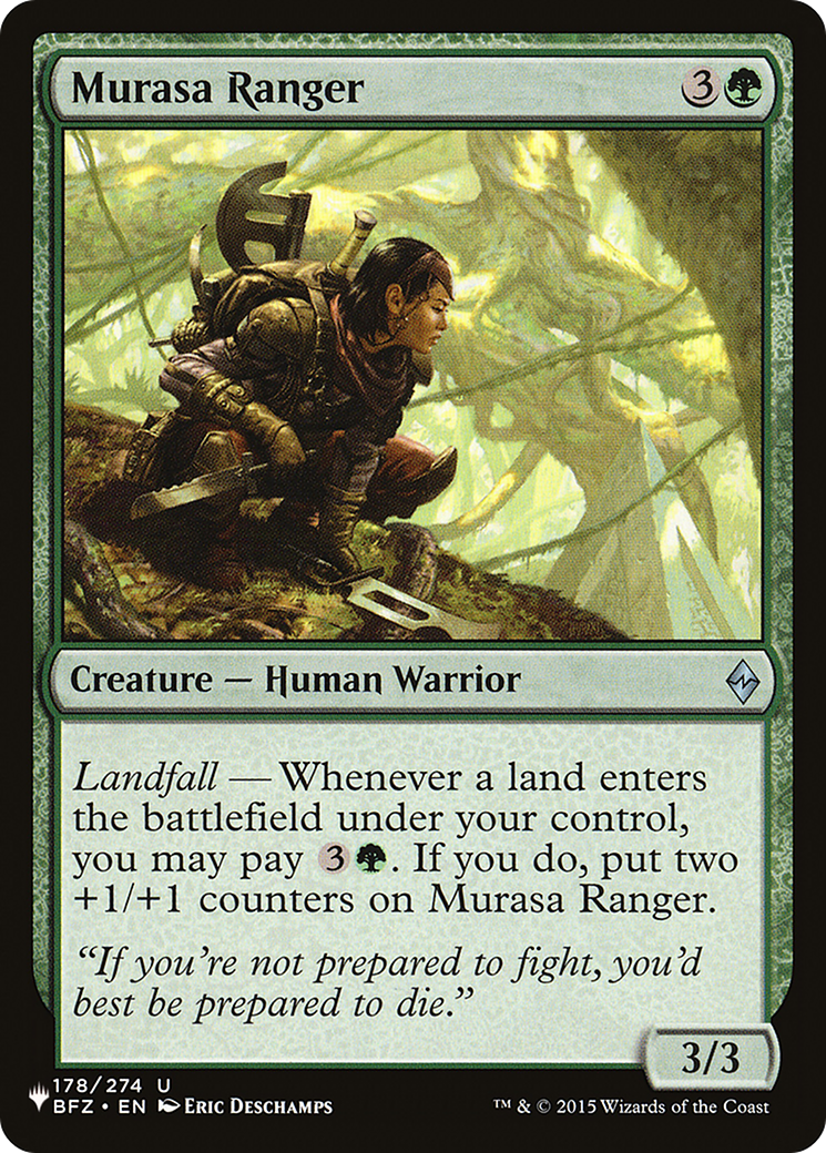 Murasa Ranger [The List] | Deep Dive Games St. Marys