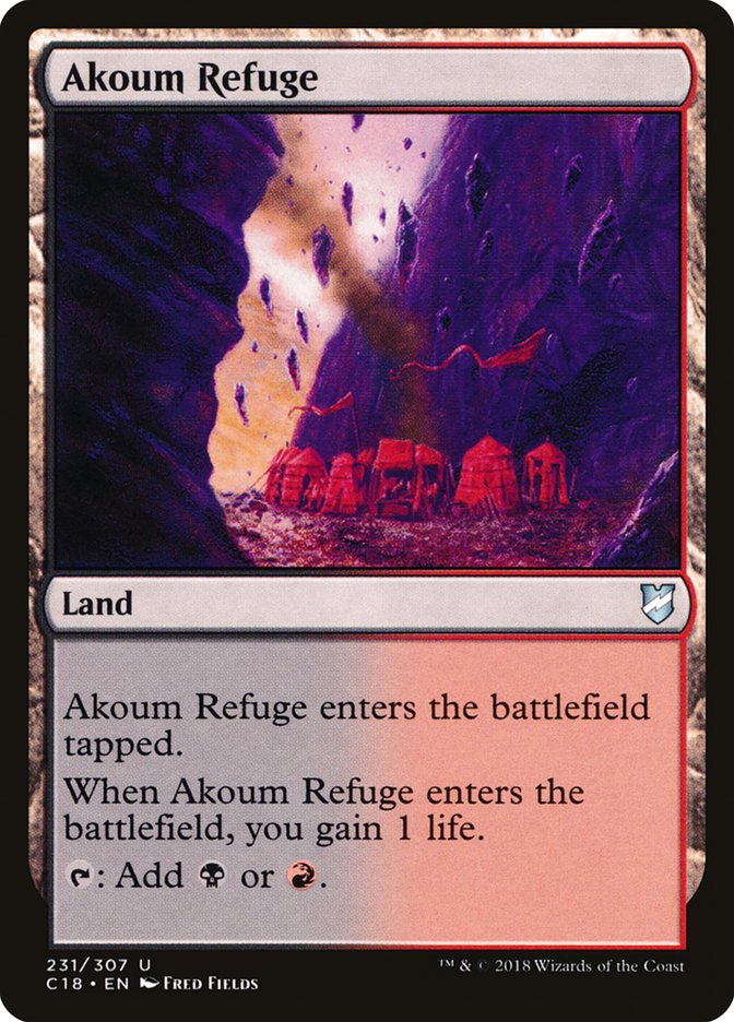 Akoum Refuge [Commander 2018] | Deep Dive Games St. Marys