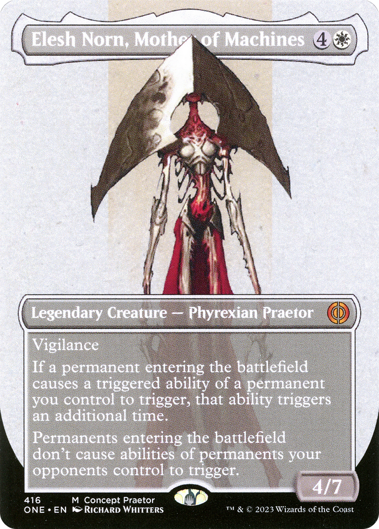 Elesh Norn, Mother of Machines (Borderless Concept Praetors) [Phyrexia: All Will Be One] | Deep Dive Games St. Marys