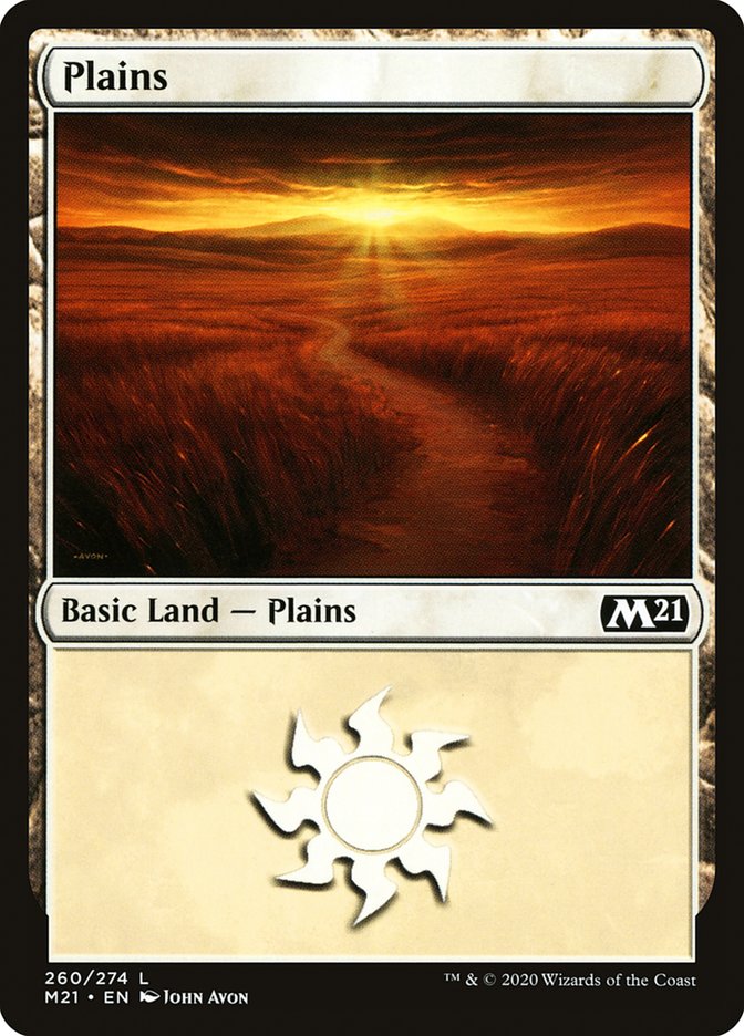 Plains (260) [Core Set 2021] | Deep Dive Games St. Marys