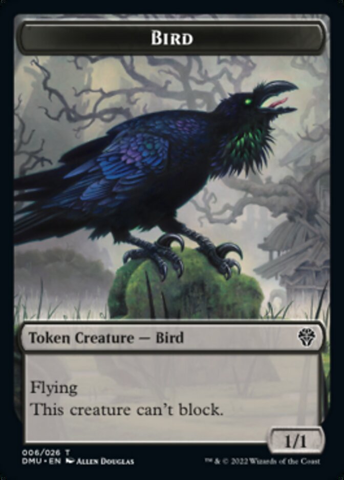 Phyrexian // Bird (006) Double-Sided Token [Dominaria United Tokens] | Deep Dive Games St. Marys