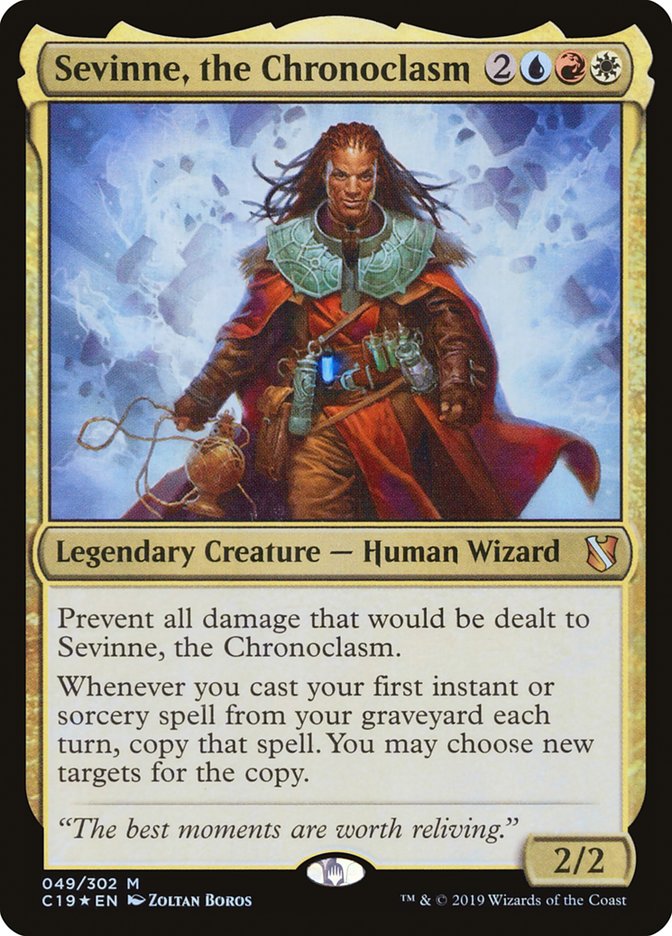 Sevinne, the Chronoclasm [Commander 2019] | Deep Dive Games St. Marys