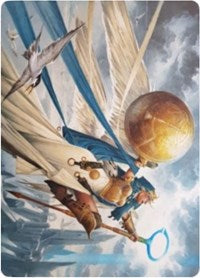 Linvala, Shield of Sea Gate Art Card [Zendikar Rising Art Series] | Deep Dive Games St. Marys
