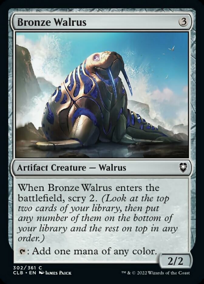 Bronze Walrus [Commander Legends: Battle for Baldur's Gate] | Deep Dive Games St. Marys