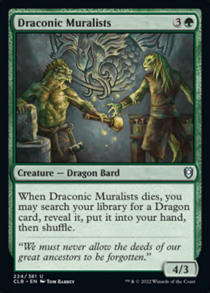 Draconic Muralists [Commander Legends: Battle for Baldur's Gate] | Deep Dive Games St. Marys