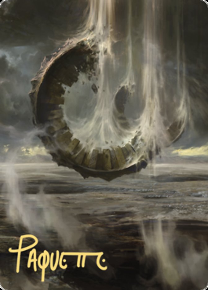 Wasteland Art Card (Gold-Stamped Signature) [Zendikar Rising Art Series] | Deep Dive Games St. Marys