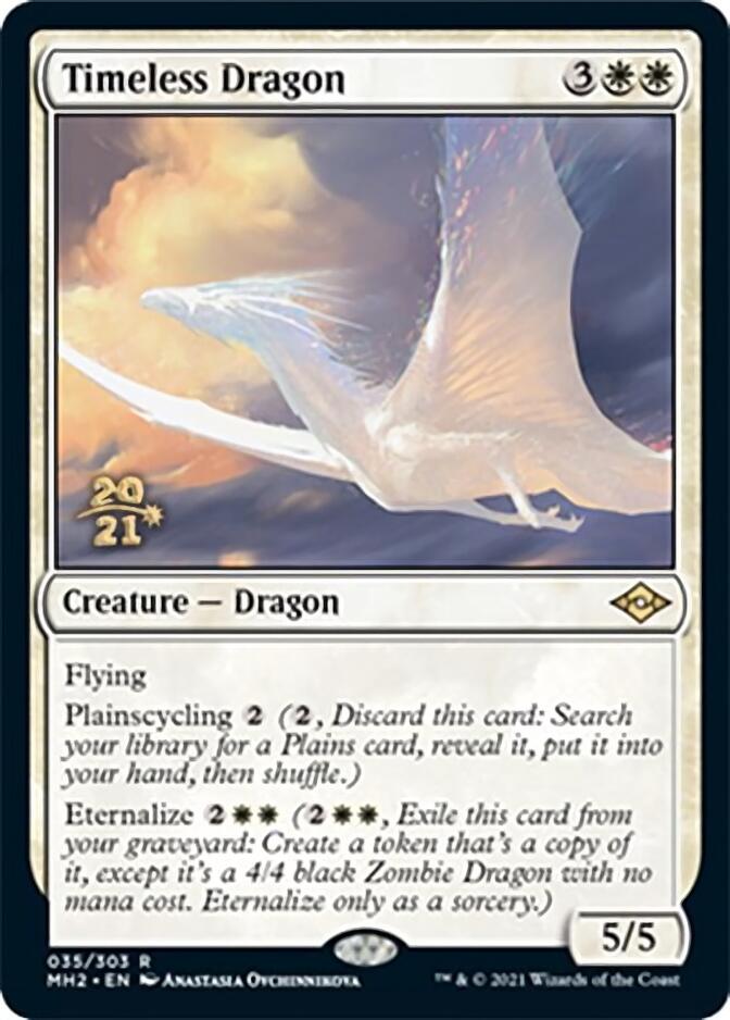 Timeless Dragon [Modern Horizons 2 Prerelease Promos] | Deep Dive Games St. Marys