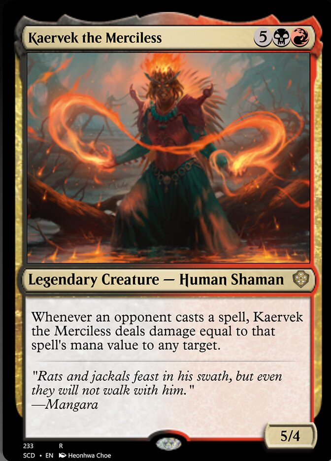 Kaervek the Merciless [Starter Commander Decks] | Deep Dive Games St. Marys