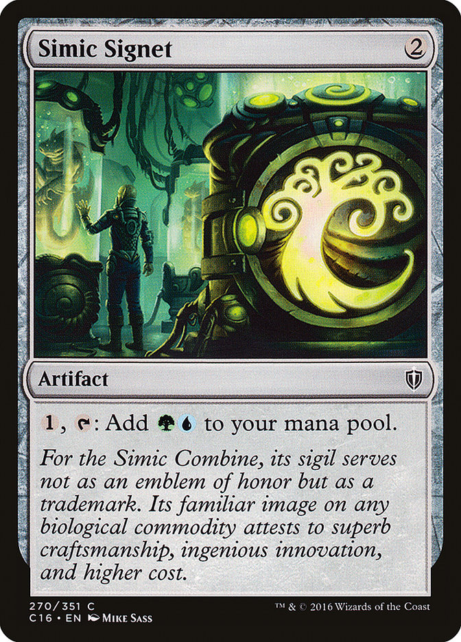 Simic Signet [Commander 2016] | Deep Dive Games St. Marys