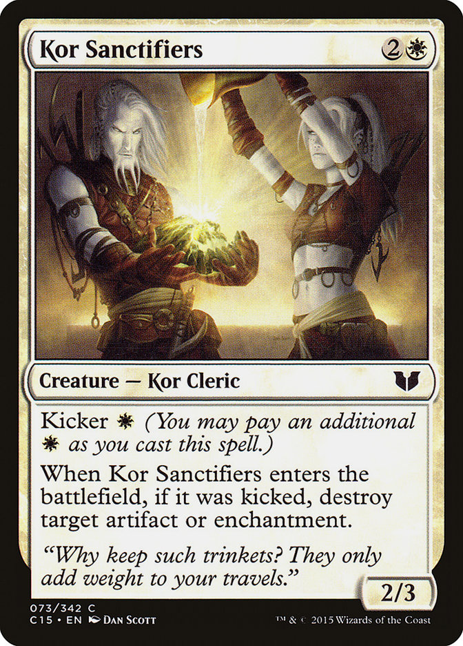 Kor Sanctifiers [Commander 2015] | Deep Dive Games St. Marys