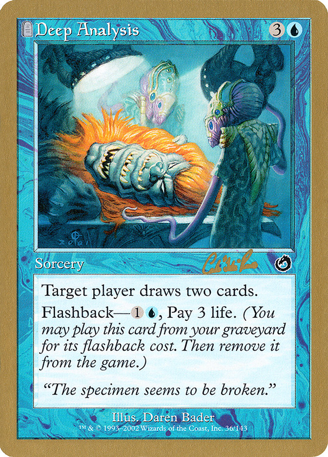Deep Analysis (Carlos Romao) [World Championship Decks 2002] | Deep Dive Games St. Marys