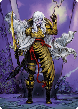 The Wandering Emperor 1 Art Card [Kamigawa: Neon Dynasty Art Series] | Deep Dive Games St. Marys