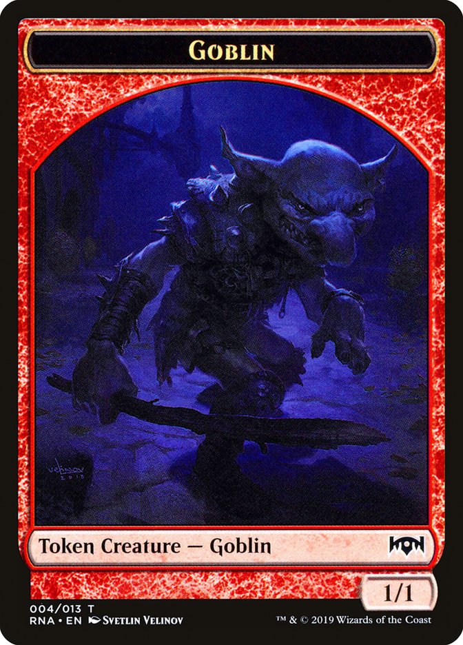 Goblin Token [Ravnica Allegiance Tokens] | Deep Dive Games St. Marys