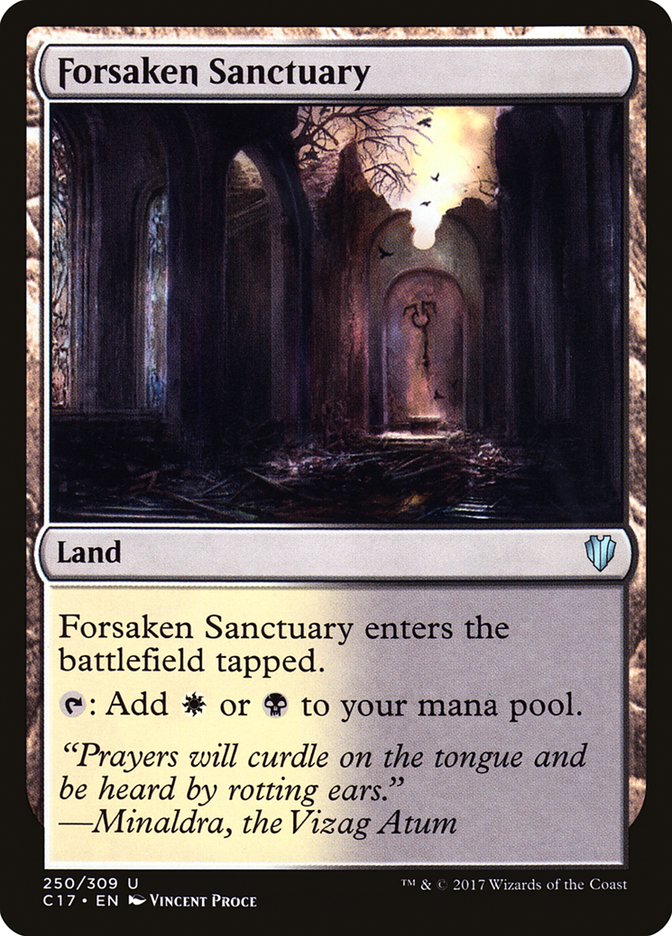 Forsaken Sanctuary [Commander 2017] | Deep Dive Games St. Marys