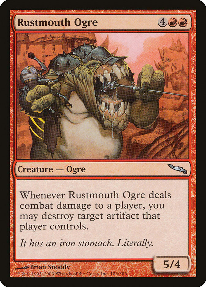 Rustmouth Ogre [Mirrodin] | Deep Dive Games St. Marys