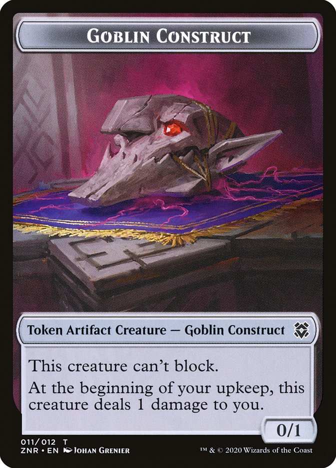 Goblin Construct Token [Zendikar Rising Tokens] | Deep Dive Games St. Marys