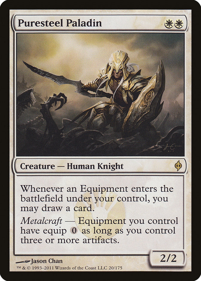 Puresteel Paladin [New Phyrexia] | Deep Dive Games St. Marys