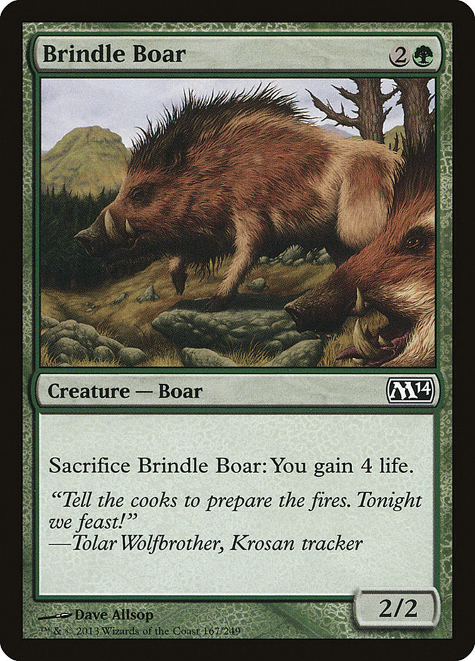 Brindle Boar [Magic 2014] | Deep Dive Games St. Marys